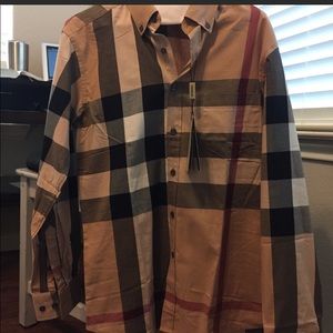Burberry brit button down shirt,